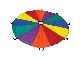چتر رنگی پاراشوت
