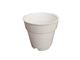 گلدان رنگی سایز 8 سفید