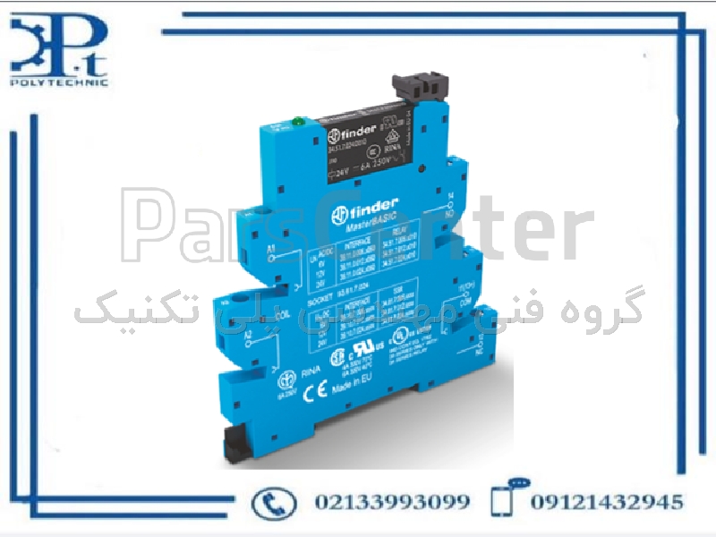 ماژول رله پی ال سی کد 391100240060 24 ولت فیندر