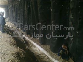 عملیات ایزولاسیون و زهکشی دیواره های زیرگذر بزرگراه یادگار امام