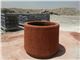 گلدان بتنی گرد ساده (شسته) ZTS-G13
