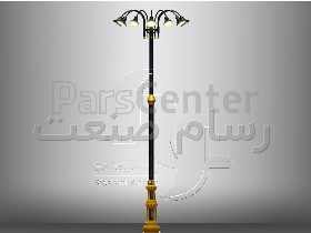 پایه چراغ خیابانی طرح چلچراغ