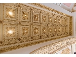 ورق طلا گچبری پیش ساخته سقف و دیوار  طراحی خانه لوکس قدیمی