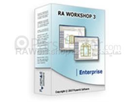 ارائه کننده نرم افزار قدرتمند RaWorkshop جهت طراحی درب و پنجره ها (آلومینیوم، پی وی سی و چوبی)
