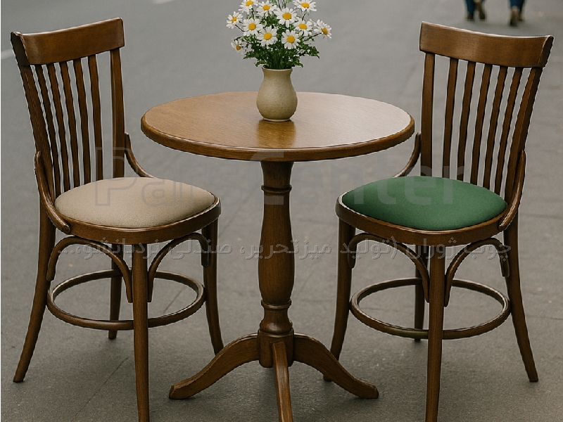 صندلی لهستانی چوبی کلاسیک مناسب برای کافه و منزل و رستوران