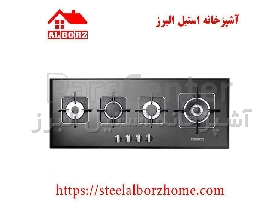 صفحه گاز رومیزی G4101 استیل البرز