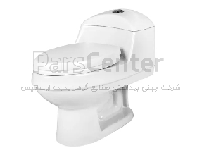 توالت فرنگی مروارید مدل الگانت 67 درجه2 سفید