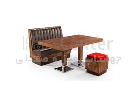 میز چوبی رستوران مدل 1037SD (جهانتاب)