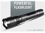 high power portable adjustable beam led flashlight torch
