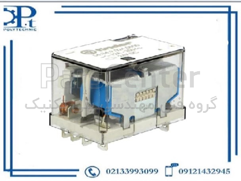 رله فیندر مدل 563490240040  24VDC چهار کنتاکت 12 آمپر