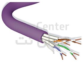 کابل شبکه مسی Cat6 U/FTP 26AWG 10G برندرکس حلقه 500 متری
