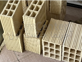 آجر سفال یا تیغه ۱۰و ۱۵ بدون شوره اصفهان دولت آباد درجه۱