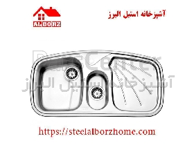 سینک ظرفشویی توکار کد 610 استیل البرز