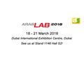 ArabLab  نمایشگاه تجهیزات آزمایشگاهی  دوبی   18 تا 21 مارچ 2017 میلادی - 30 اسفند 1395 تا 3 فروردین 1396