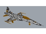 فایل سه بعدی جنگنده F-5E