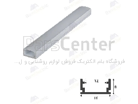 پروفیل لاینر سقفی کد 15 رویه 16 میل