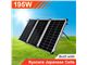 پنل (سلول) خورشیدی195وات قابل حمل (تاشو)  با کنترل شارژر