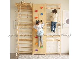 سازه نردبانی صخره نوردی و تور و طناب