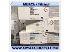Sulfuric acid for 1000 ml c(H2SO4) = 0,5 mol/l (1 N) Titrisol®|merck109981|آریاتجهیز®