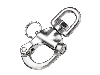 Stainless steel 316 swivel snap shackle