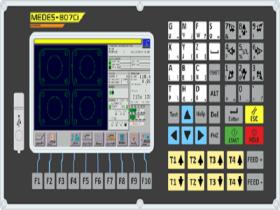 فروش ویژه کنترلر CNC پلاسما و هواگاز-کنترلر سری 607Ciبا مانیتور 7 اینچ تمام رنگی و تاچ اسکرین که قابلیت کنترلر 8 محور مستقل -MEDES