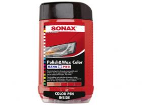 پولیش و واکس قرمز سوناکس مدل SONAX Polish & Wax Color Red