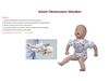 مولاژ (مانکن) CPR نیم تنه  نوزاد ساده  BLS  ساخت چین
