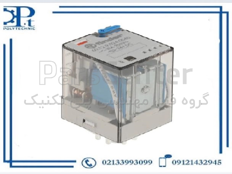 رله فیندر مدل 601290240040 24VDC دو کنتاکت 10 آمپر
