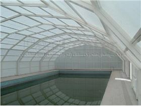 پوشش سقف استخر متحرک مدل 8 ضلعی متحرک کد E07
