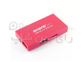 یو اس بی هاب وکارت خوان AXP733 USB HUB