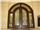شیشه تزیینی و دکوراتیو تیفانی ( استیند گلس )برای درب چوبی و شیشه خور ورودی لابی و پنجره های باریک نورگیر لابی در پروژه قلهک ، باغ بانک