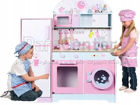 آشپزخانه بزرگ کودک چوبی