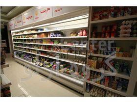 تجهیز سوپرمارکت حامی فردوس- یخچال و فریزر فروشگاهی، قفسه فروشگاهی، دکوراسیون فروشگاهی