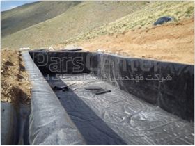 آب بندی استخر کشاورزی با ور ق ژئوممبران در استان البرز