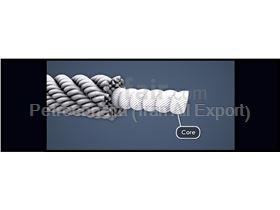 PP core wire rope