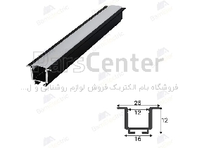 پروفیل لاینر سقفی کد 13 رویه 25 میل