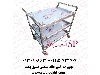 ترولی استیل حمل غذا آشپزخانه صنعتی رستوران ، تالار ، فست فود